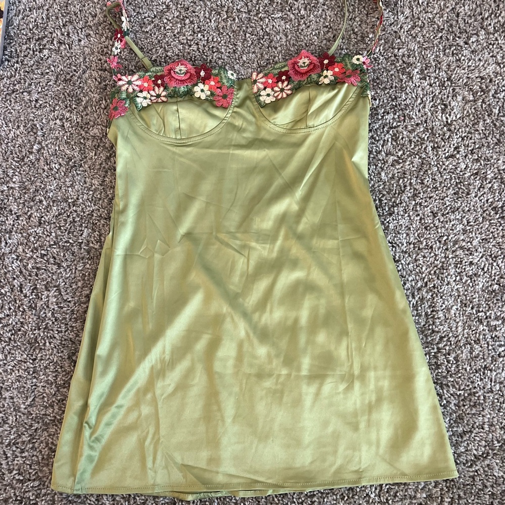 Y2K Spaghetti Strap Mini Dress size L